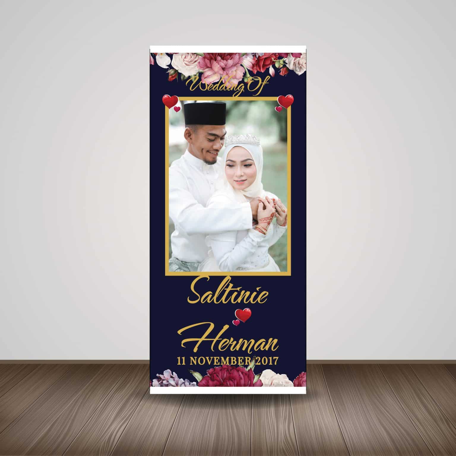 Detail X Banner Wedding Design Nomer 3