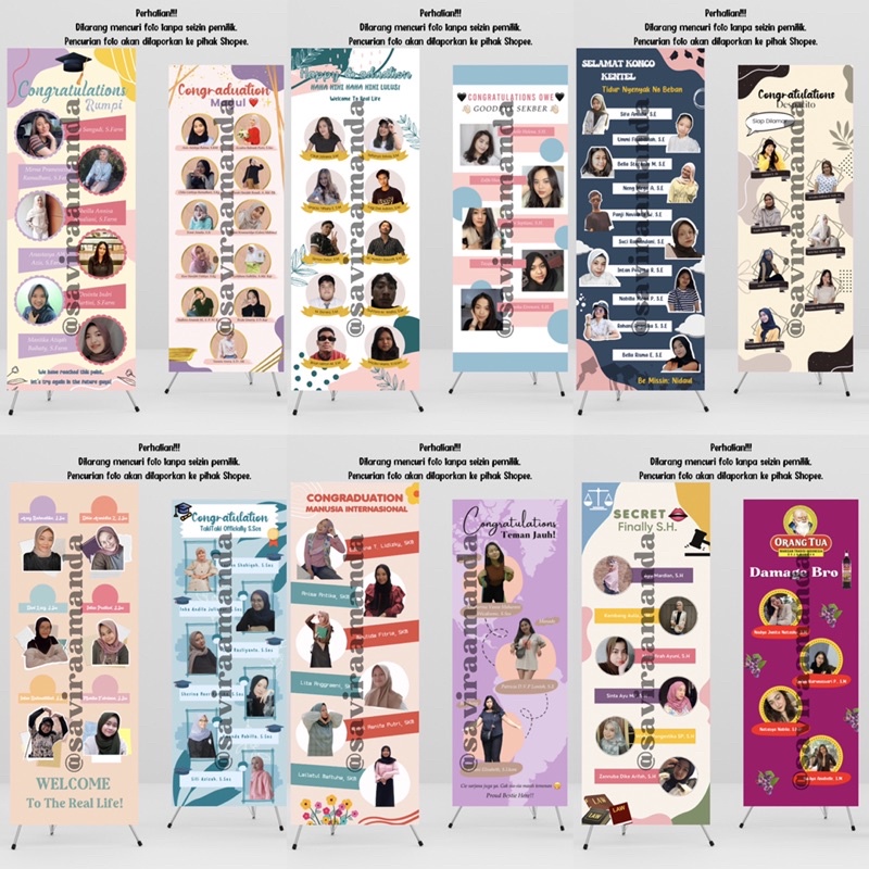 Detail X Banner Wisuda Template Koleksi Nomer 21