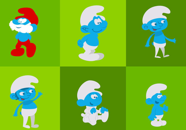 Detail Smurf Vector Nomer 37