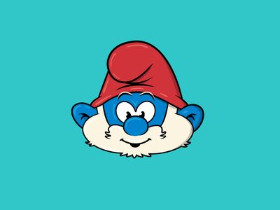 Detail Smurf Vector Nomer 44