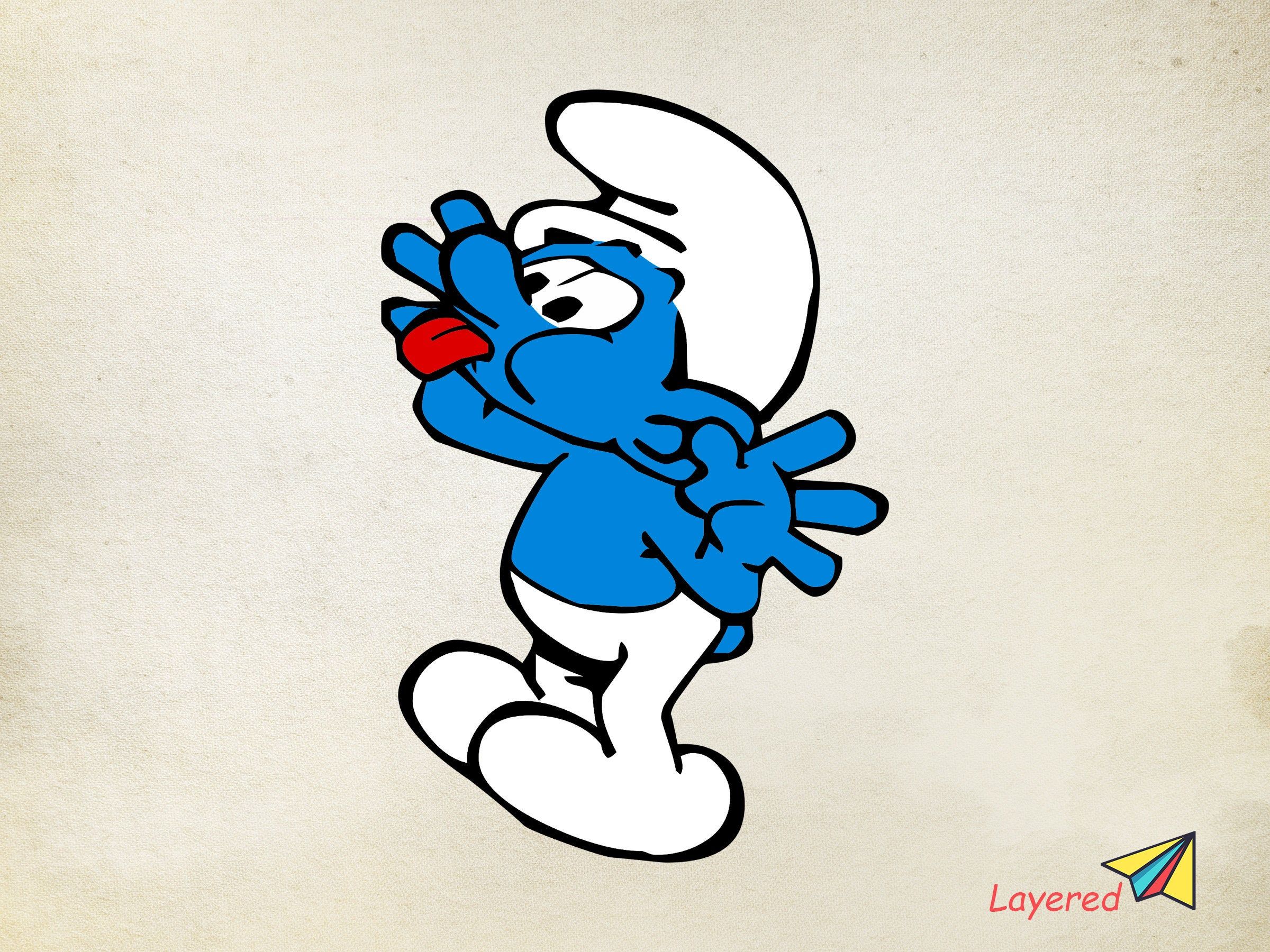 Detail Smurf Vector Nomer 47