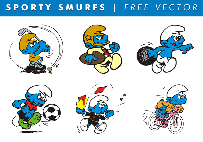 Detail Smurf Vector Nomer 54