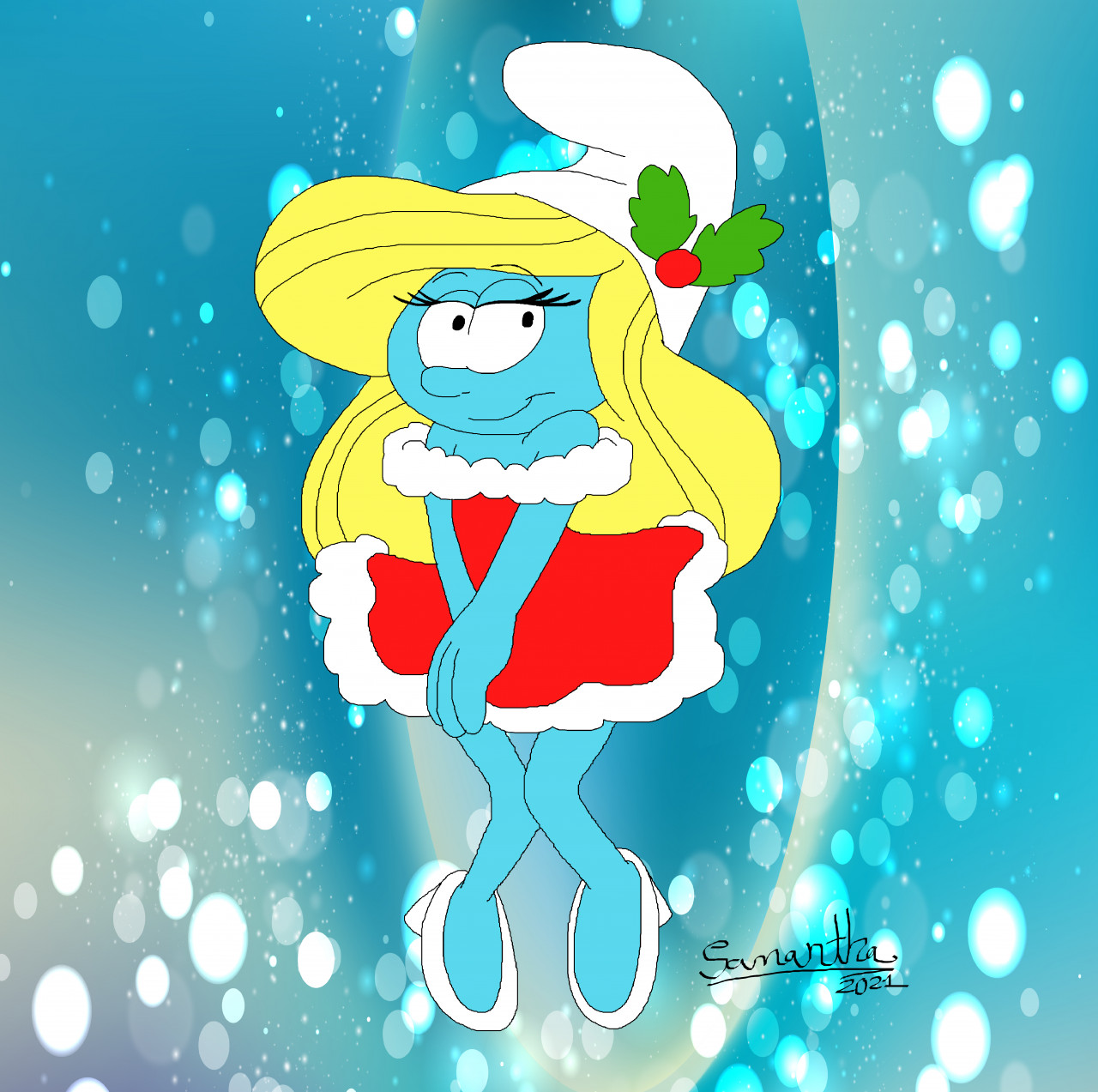 Detail Smurfette Christmas Nomer 23