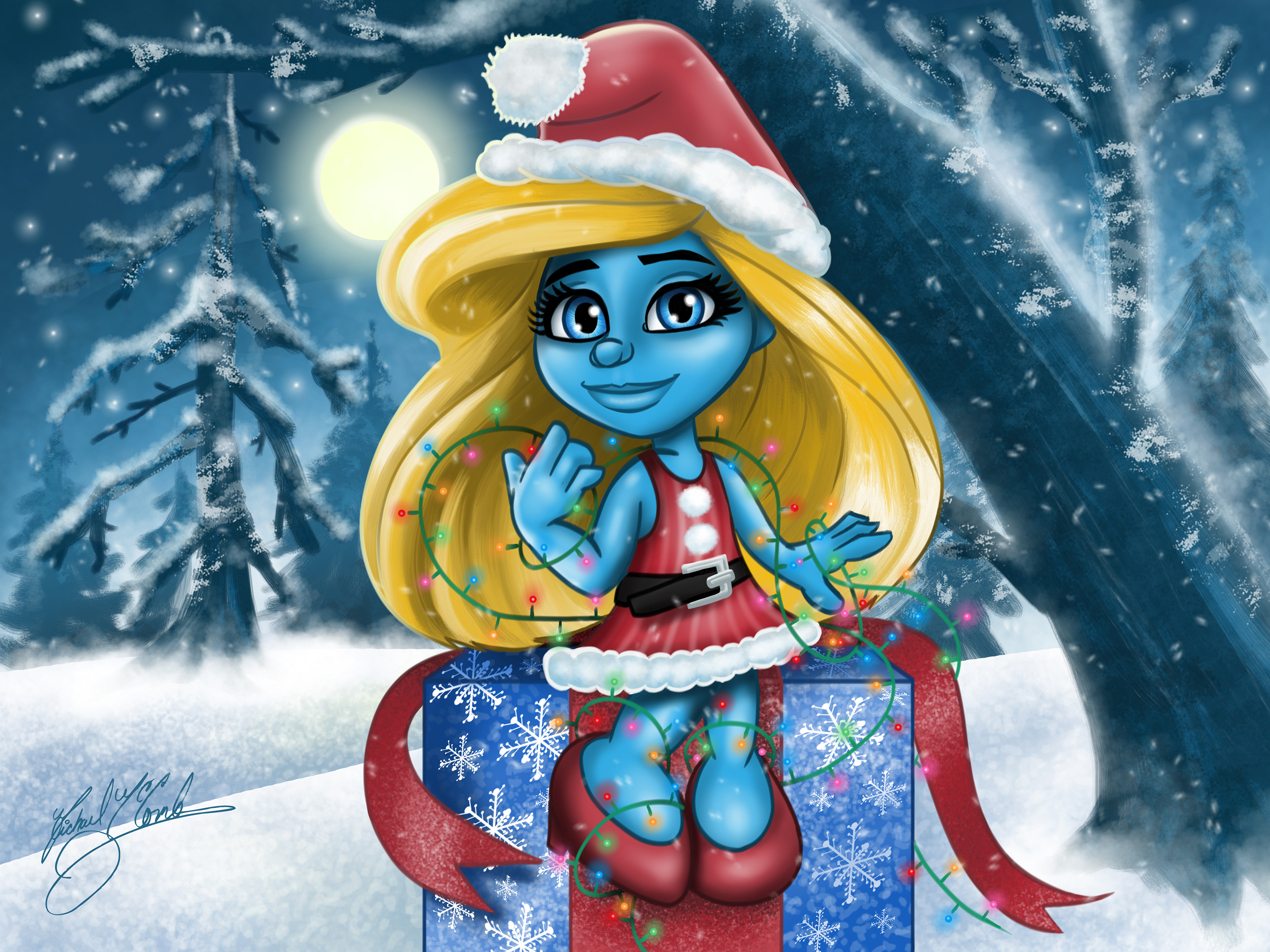 Detail Smurfette Christmas Nomer 9