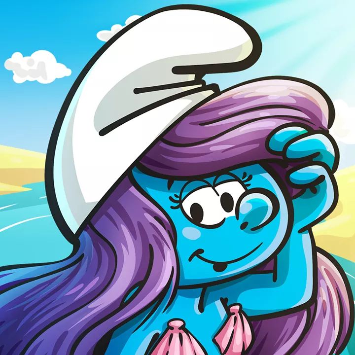 Smurfette Mermaid - KibrisPDR