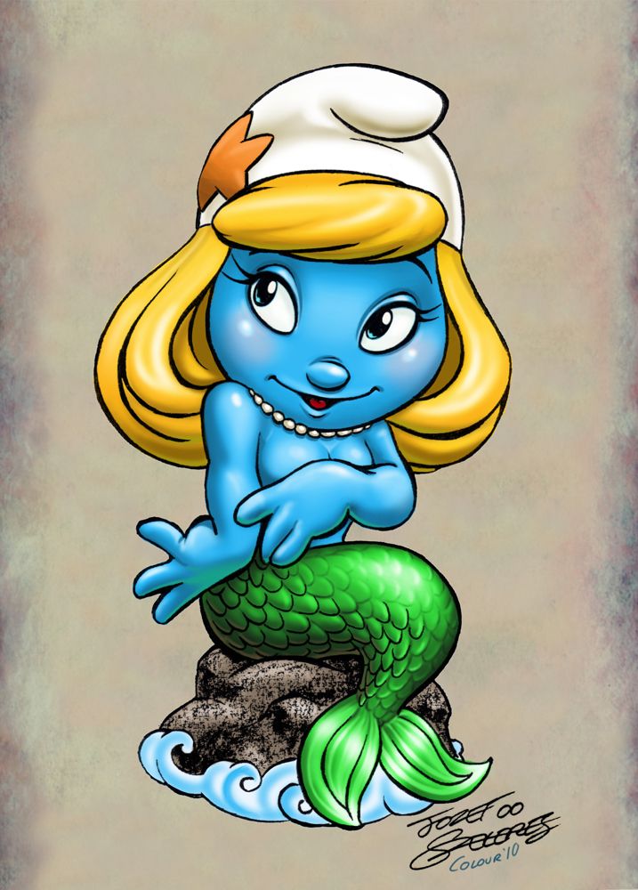 Detail Smurfette Mermaid Nomer 6