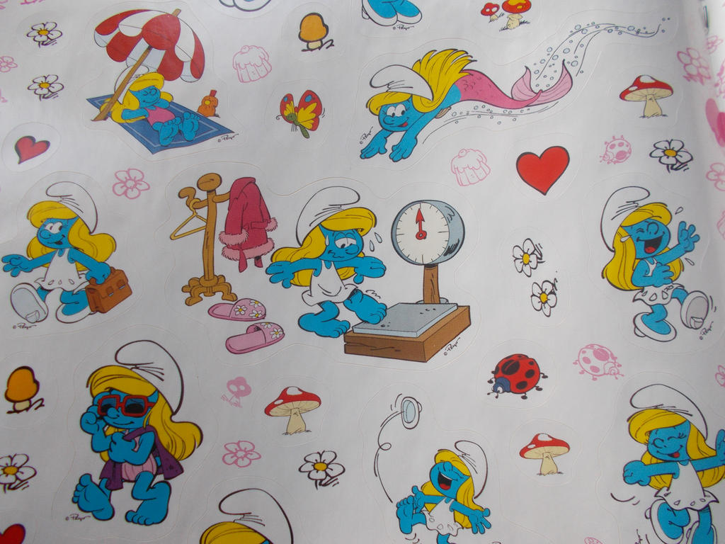 Detail Smurfette Stickers Nomer 53