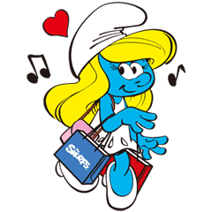 Detail Smurfette Stickers Nomer 7