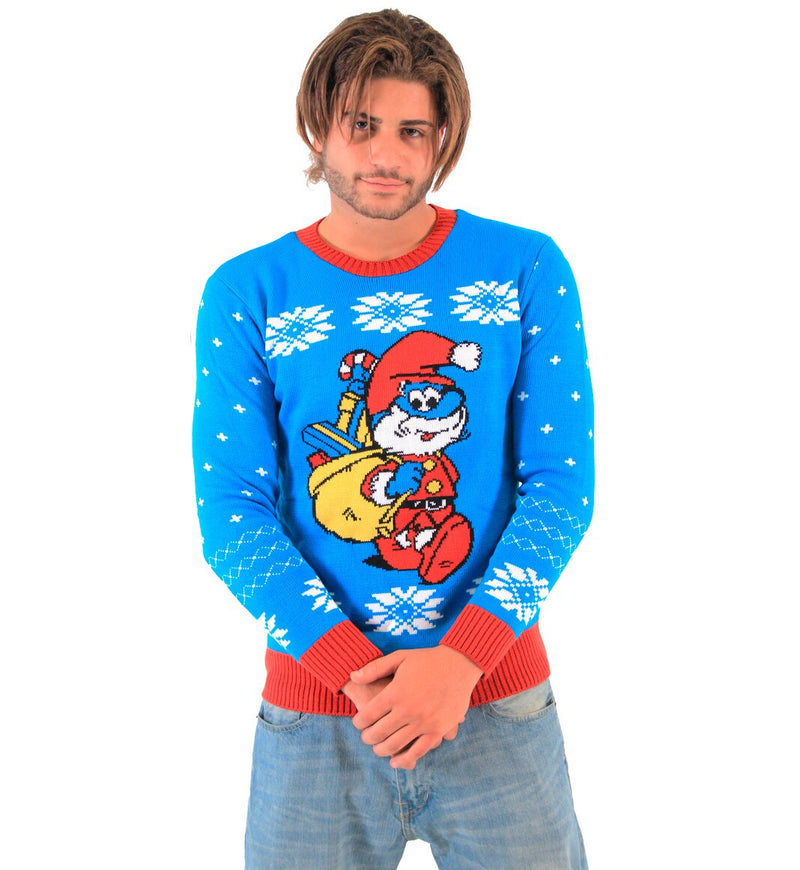 Detail Smurfs Christmas Sweater Nomer 3