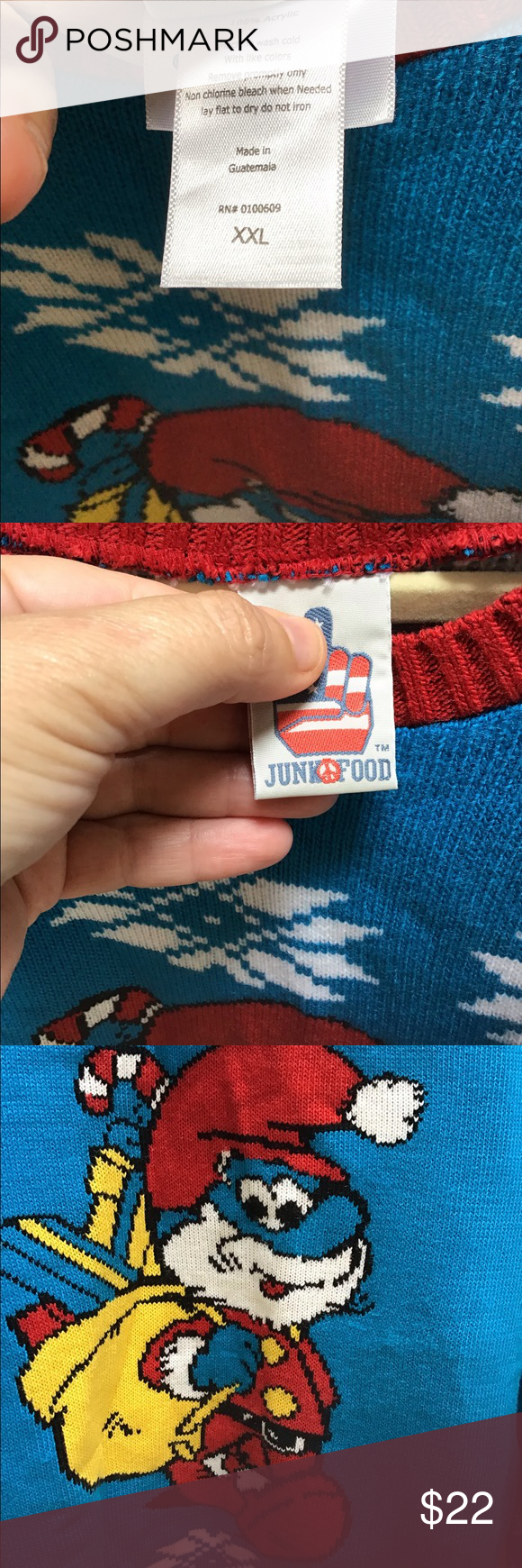 Detail Smurfs Christmas Sweater Nomer 43