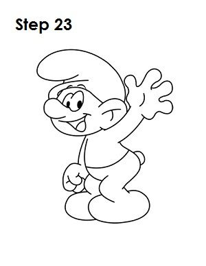 Detail Smurfs Drawings Nomer 14