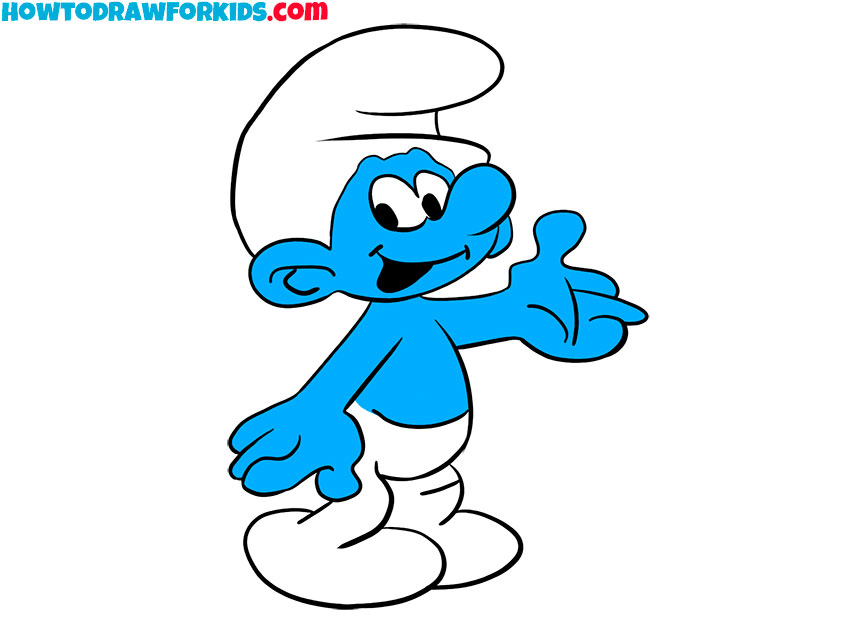 Detail Smurfs Drawings Nomer 23