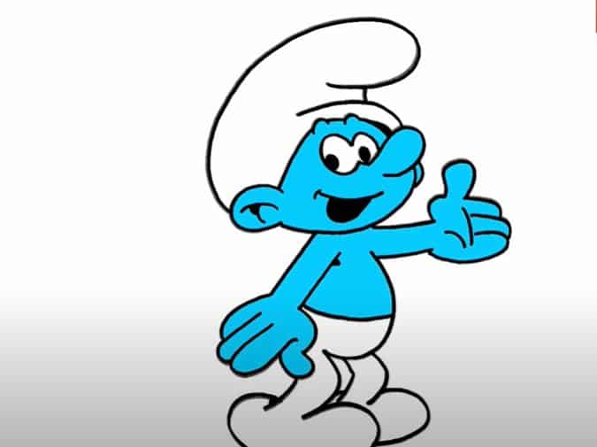 Detail Smurfs Drawings Nomer 37