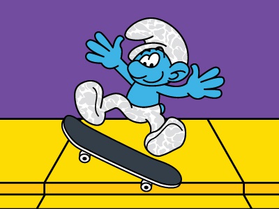Detail Smurfs Skates Nomer 17