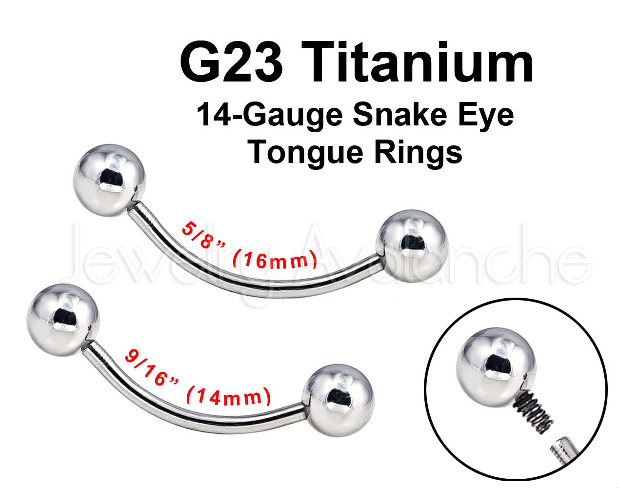 Detail Snake Eye Tongue Piercing Jewelry Nomer 44