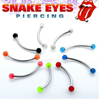 Detail Snake Eyes Piercing Barbell Nomer 44