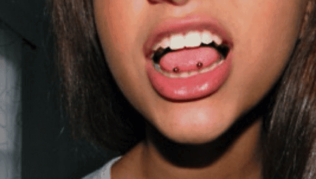 Detail Snake Eyes Tongue Piercing Nomer 20