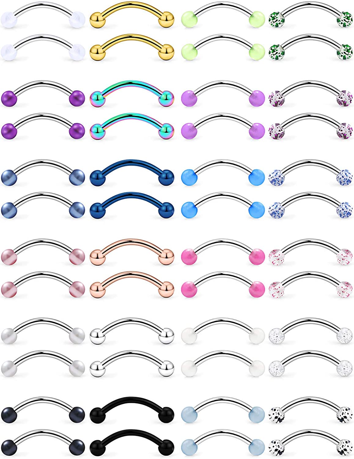 Detail Snake Eyes Tongue Piercing Rings Nomer 13