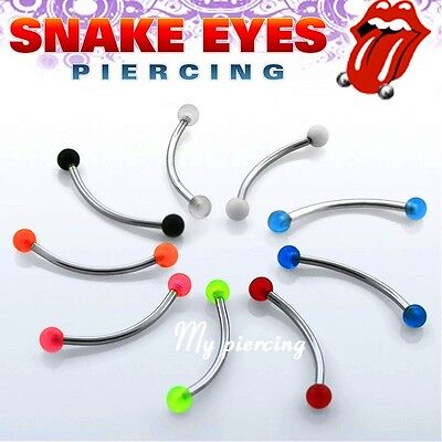 Detail Snake Eyes Tongue Piercing Rings Nomer 54