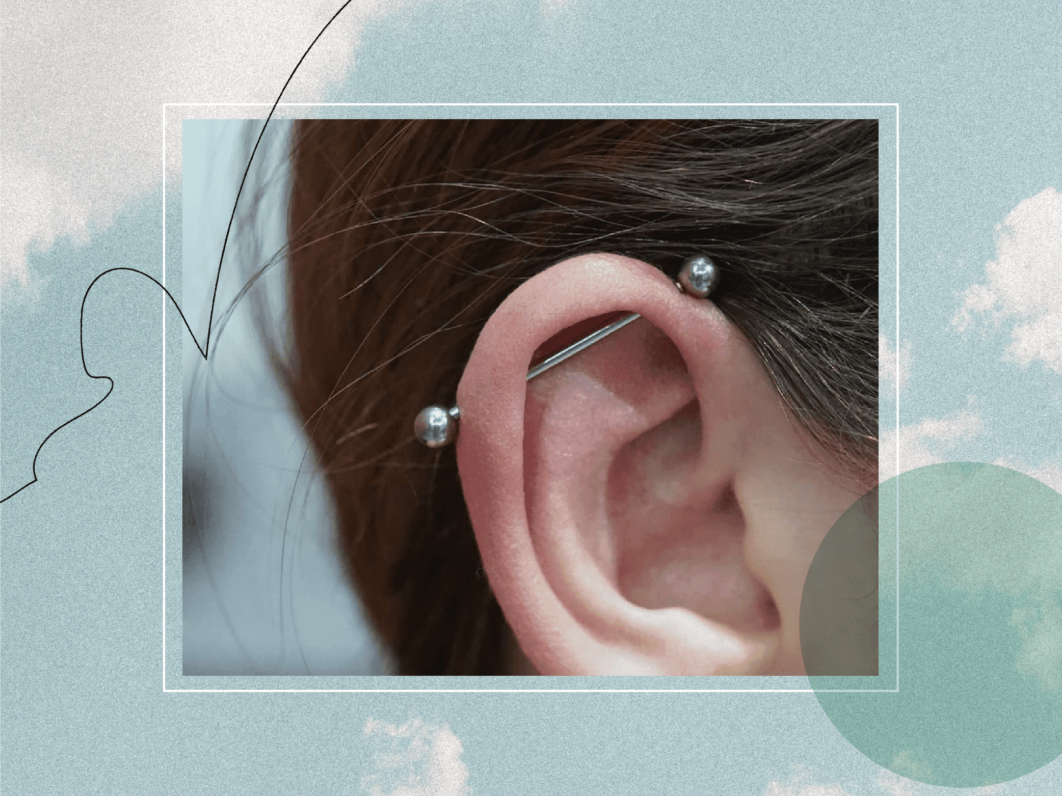 Detail Snake Industrial Piercing Nomer 48