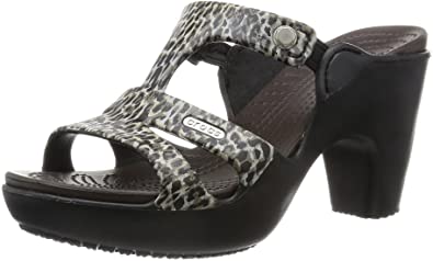 Detail Snake Print Crocs Amazon Nomer 40