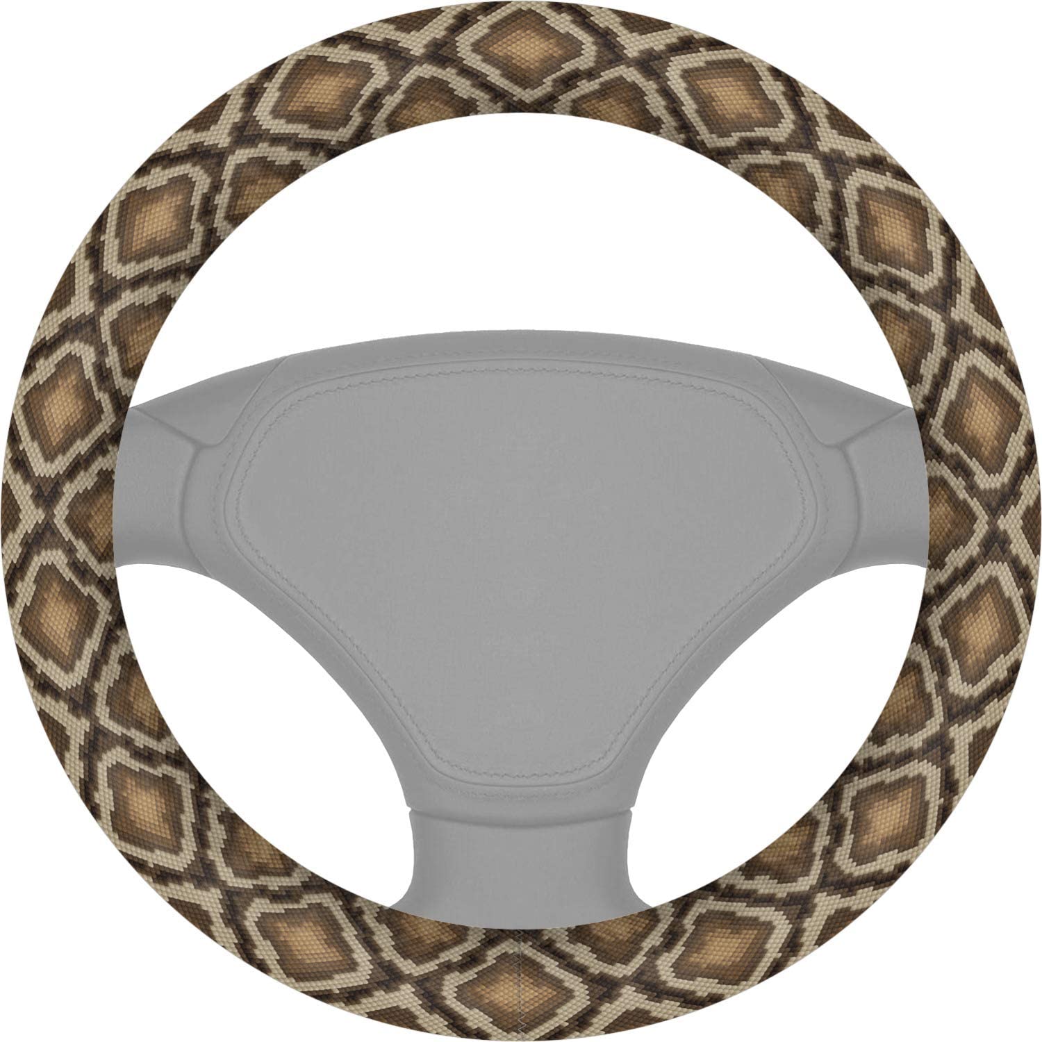 Snake Print Steering Wheel Cover - KibrisPDR