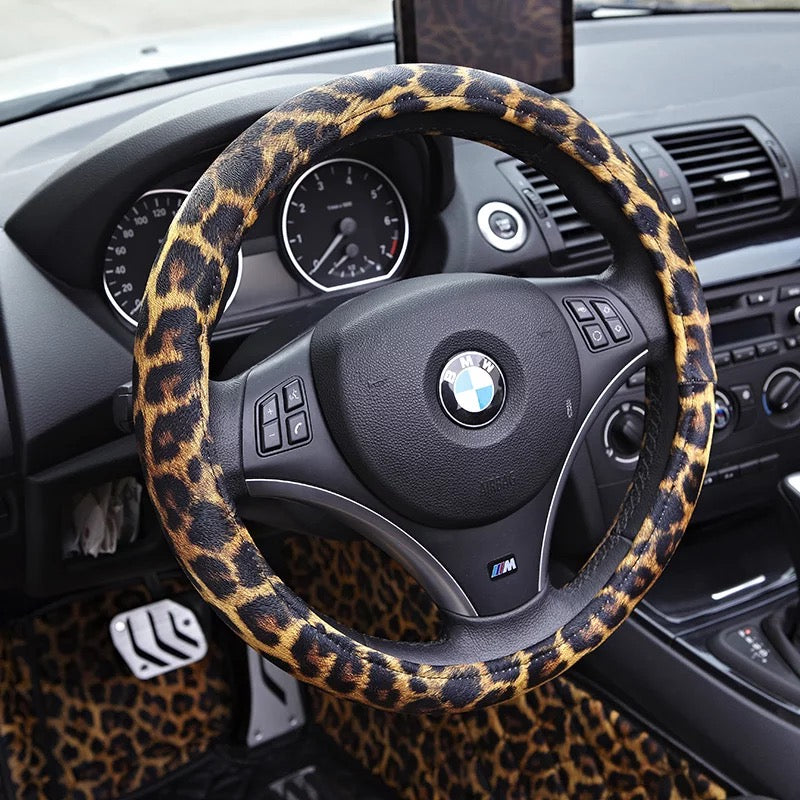 Detail Snake Print Steering Wheel Cover Nomer 11
