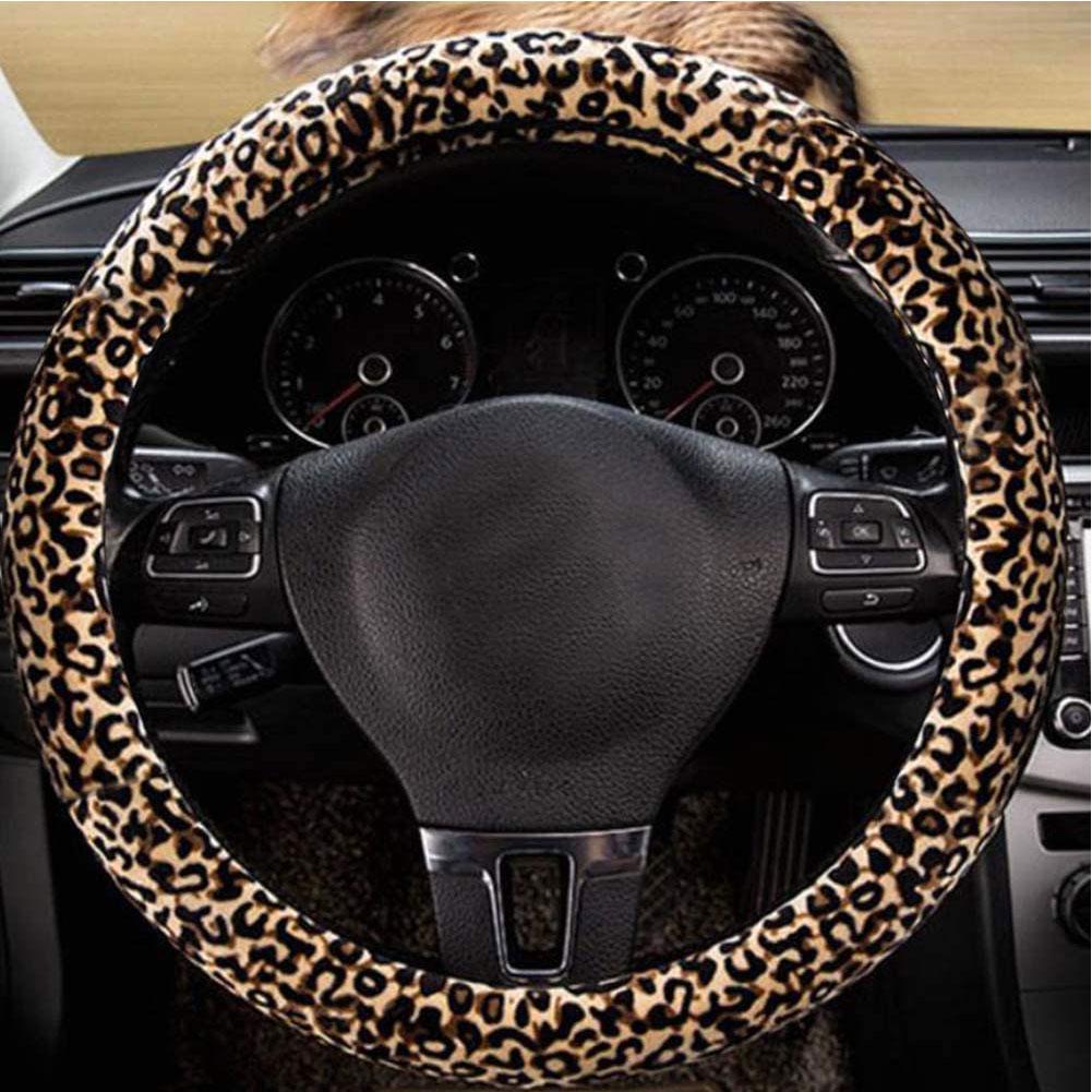 Detail Snake Print Steering Wheel Cover Nomer 15