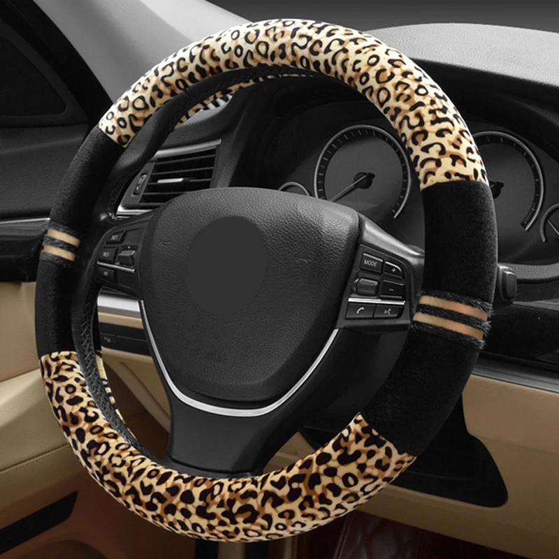Detail Snake Print Steering Wheel Cover Nomer 16