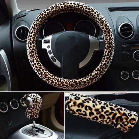 Detail Snake Print Steering Wheel Cover Nomer 31