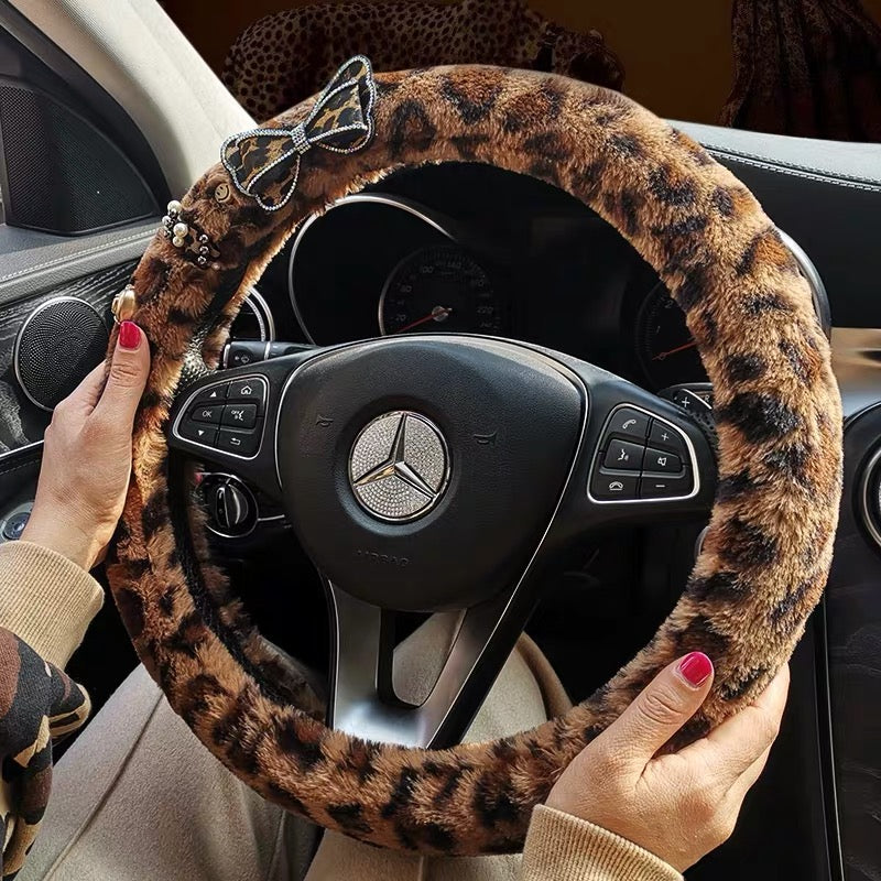 Detail Snake Print Steering Wheel Cover Nomer 34