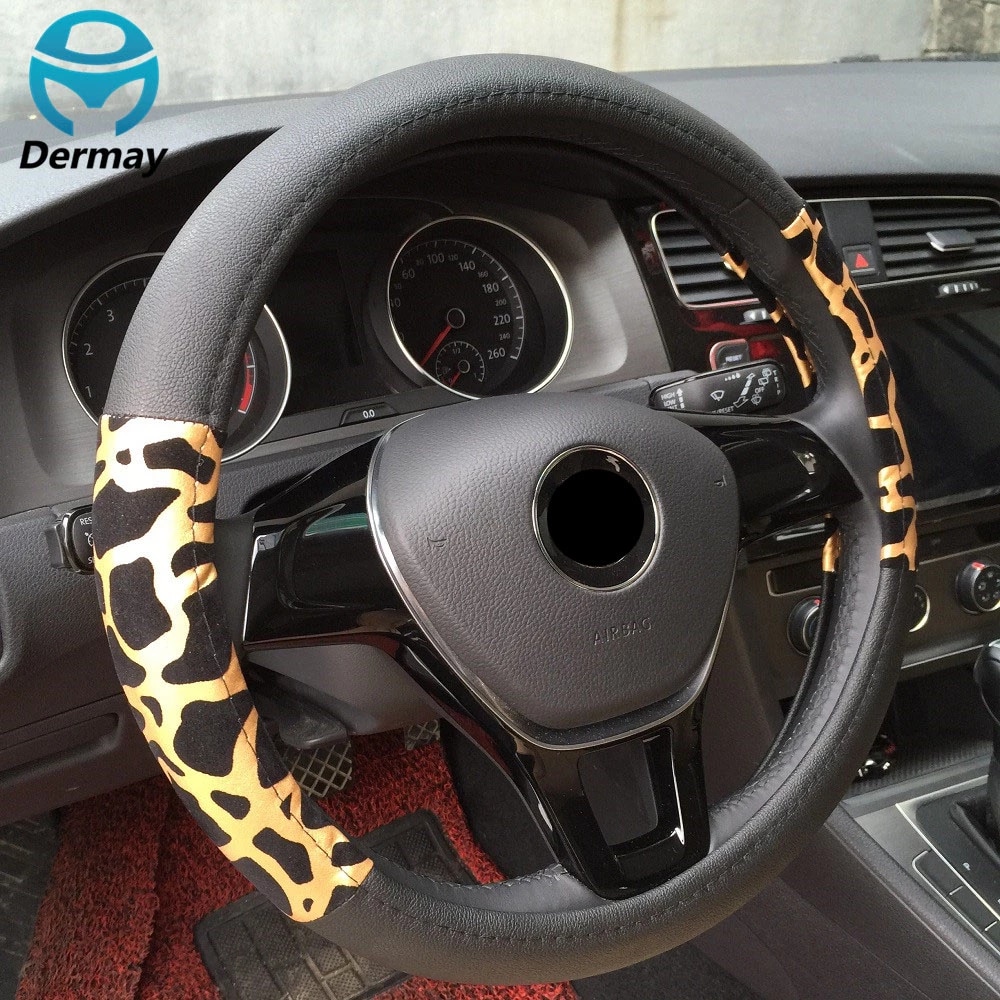 Detail Snake Print Steering Wheel Cover Nomer 35