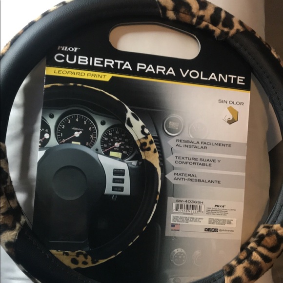 Detail Snake Print Steering Wheel Cover Nomer 40