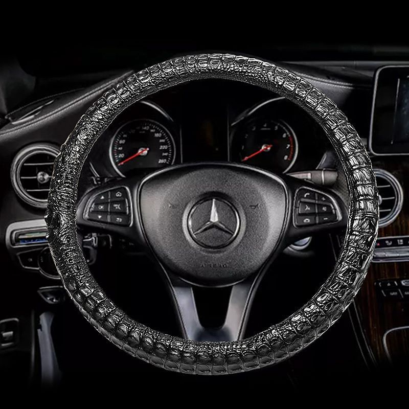 Detail Snake Print Steering Wheel Cover Nomer 42