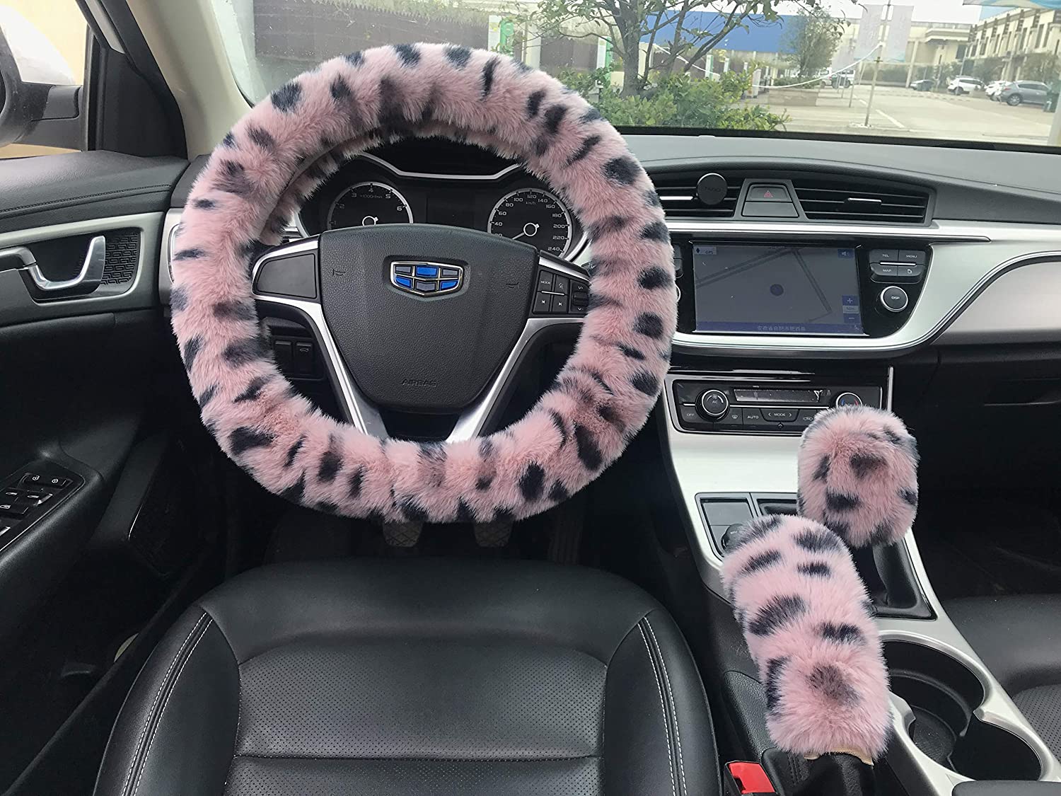 Detail Snake Print Steering Wheel Cover Nomer 45
