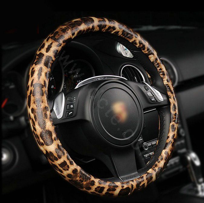 Detail Snake Print Steering Wheel Cover Nomer 53