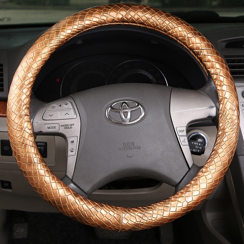 Detail Snake Print Steering Wheel Cover Nomer 60