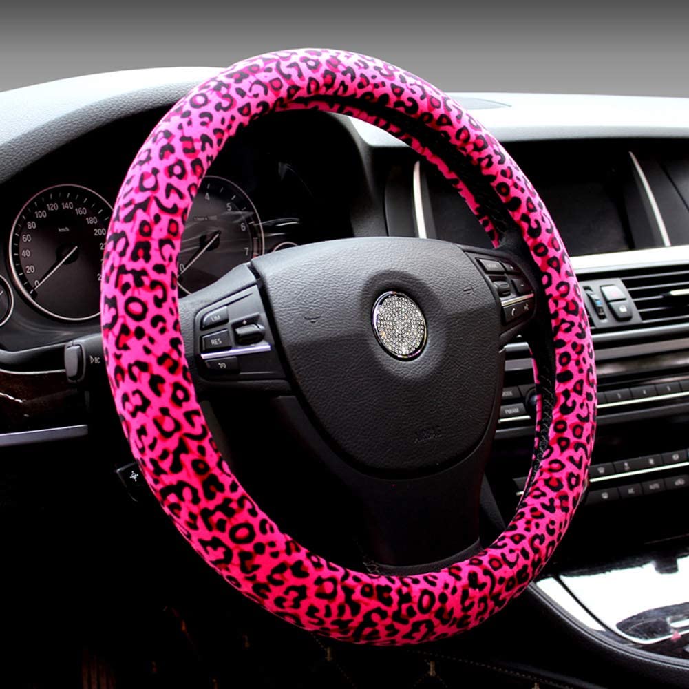 Detail Snake Print Steering Wheel Cover Nomer 7