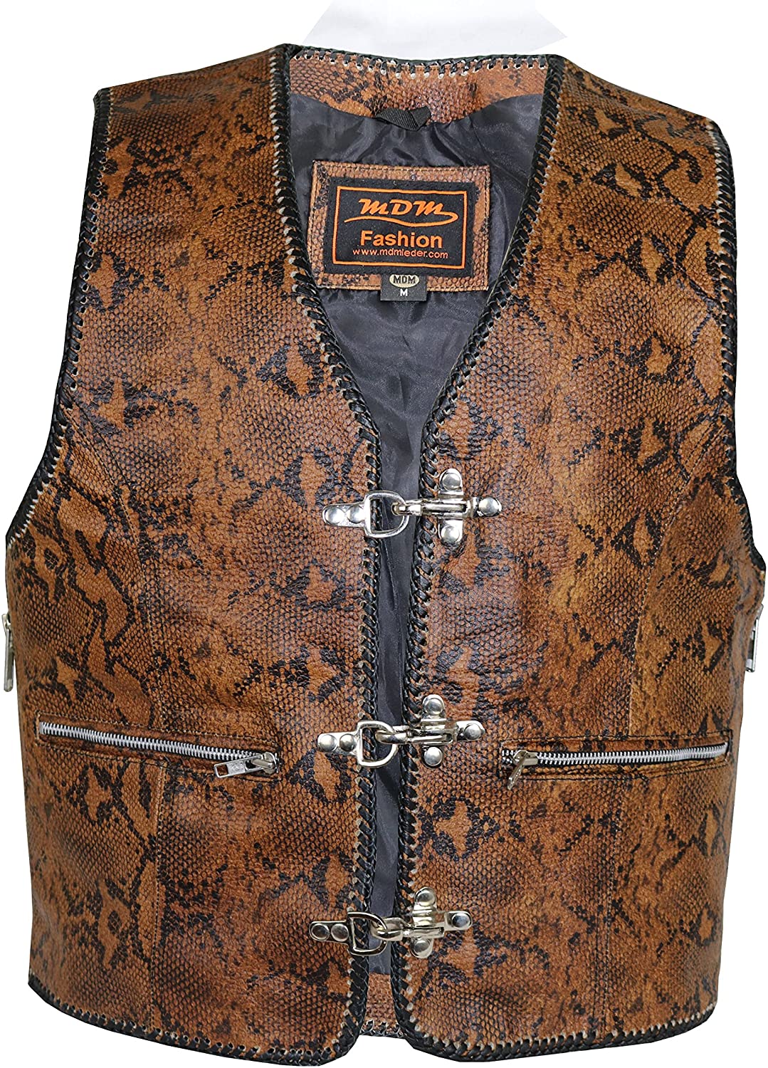 Detail Snake Skin Motorcycle Vest Nomer 15