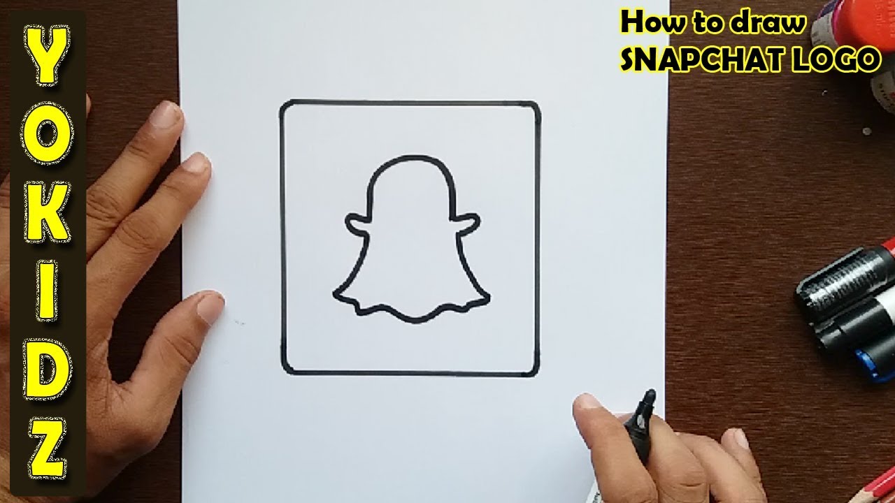 Detail Snapchat Drawings Logo Nomer 9