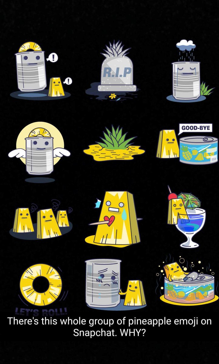 Detail Snapchat Pineapple Stickers Nomer 11