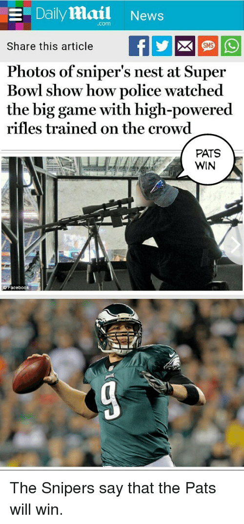 Detail Sniper Nest Super Bowl Nomer 55