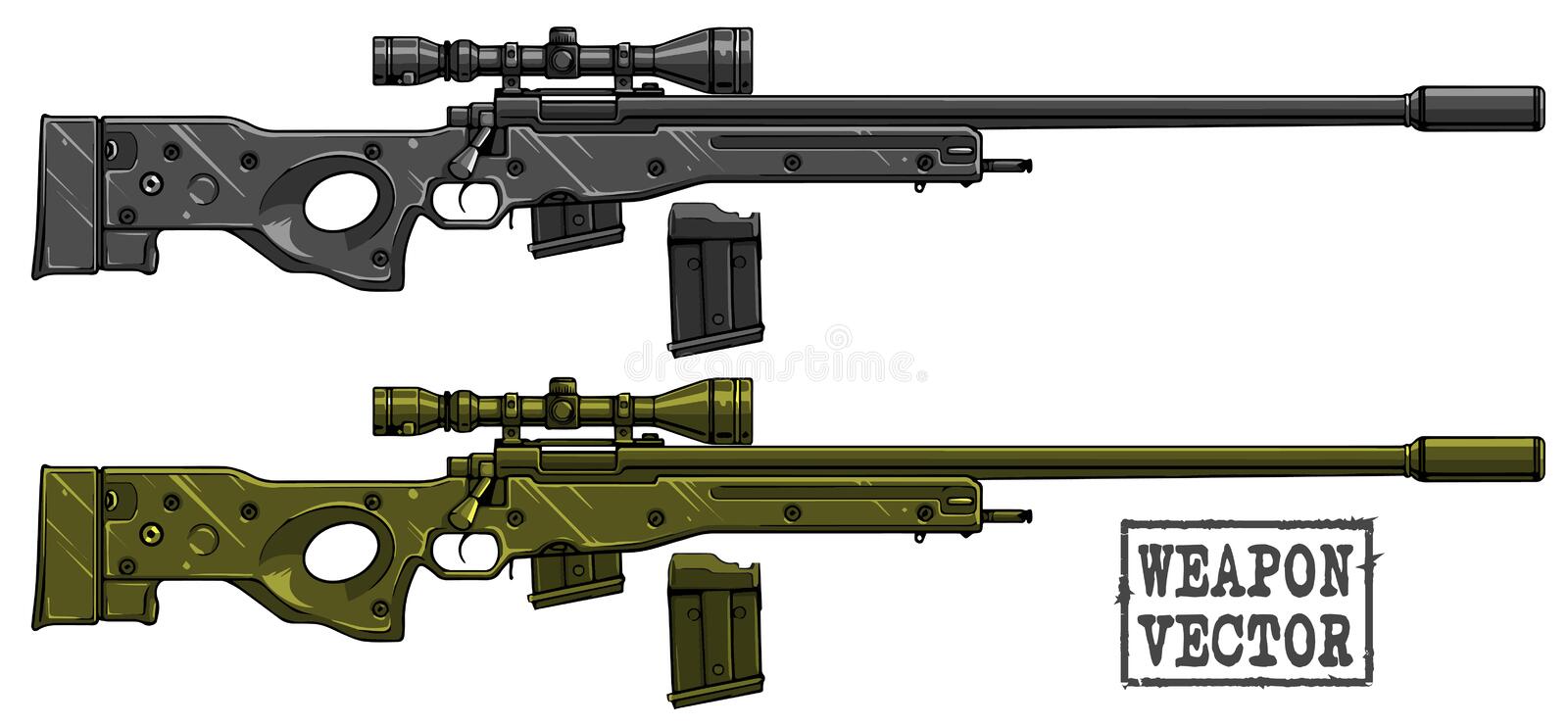 Detail Sniper Rifle Clipart Nomer 38