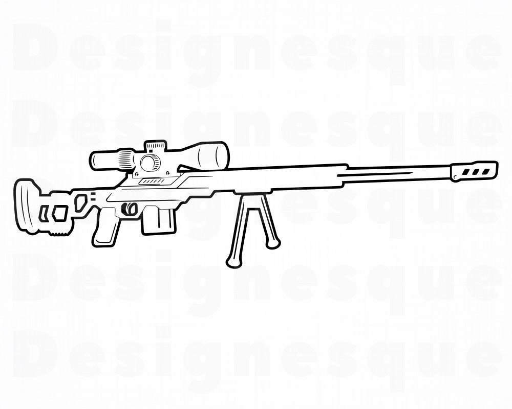 Detail Sniper Rifle Clipart Nomer 8
