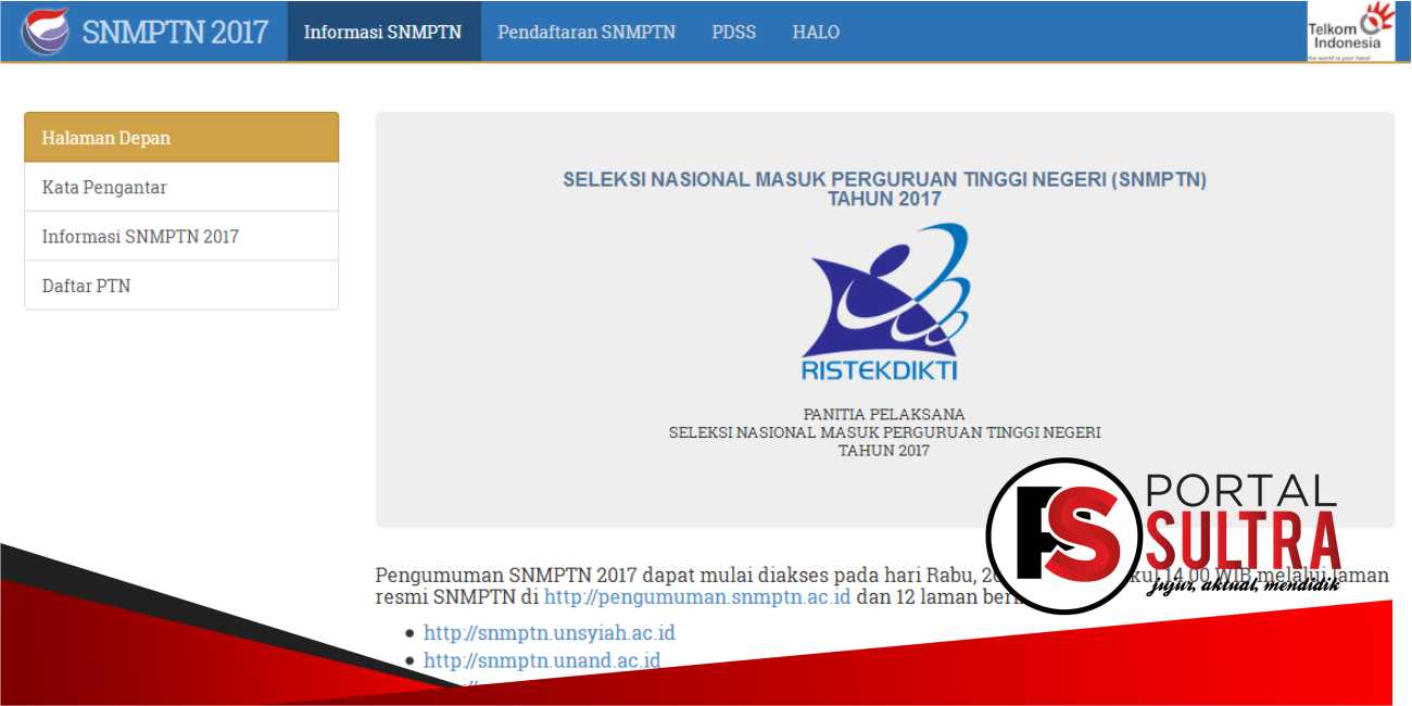 Detail Snmptn Jalur Undangan 2017 Nomer 3