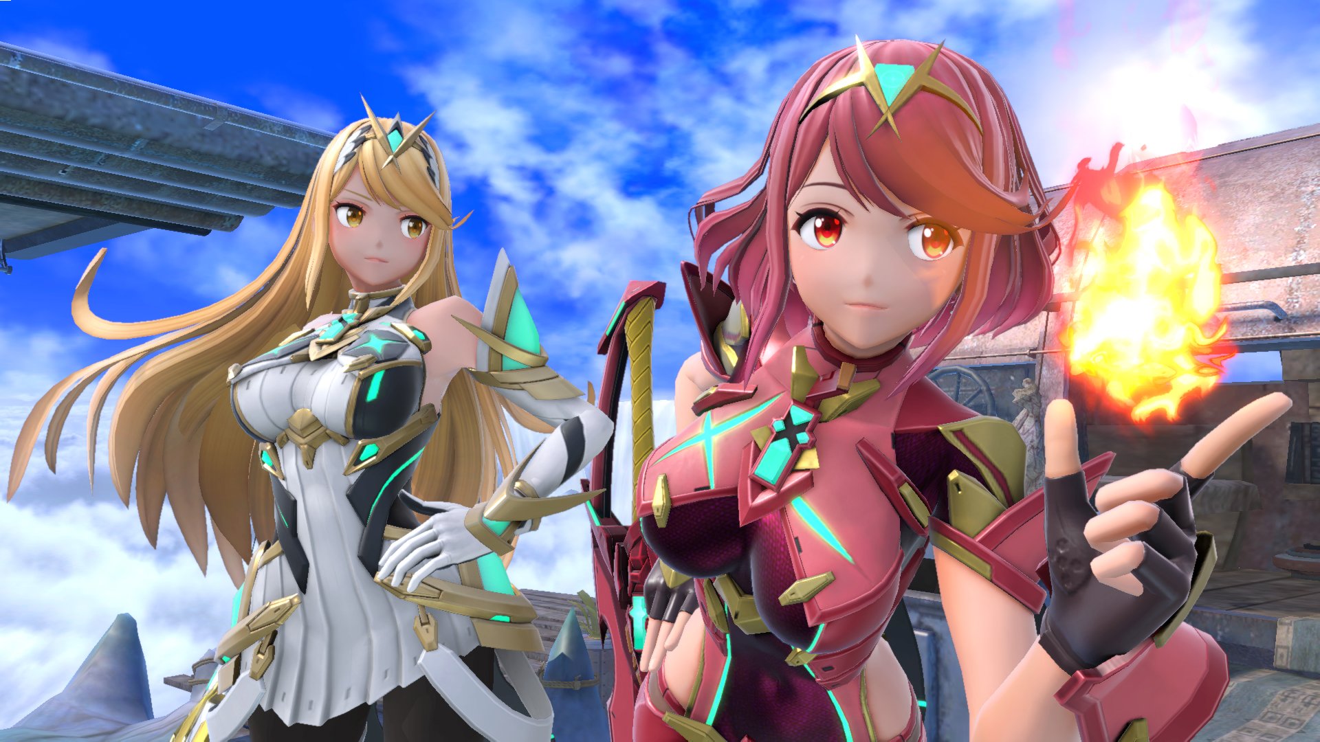 Detail Xenoblade Chronicles 2 Mythra Nomer 15