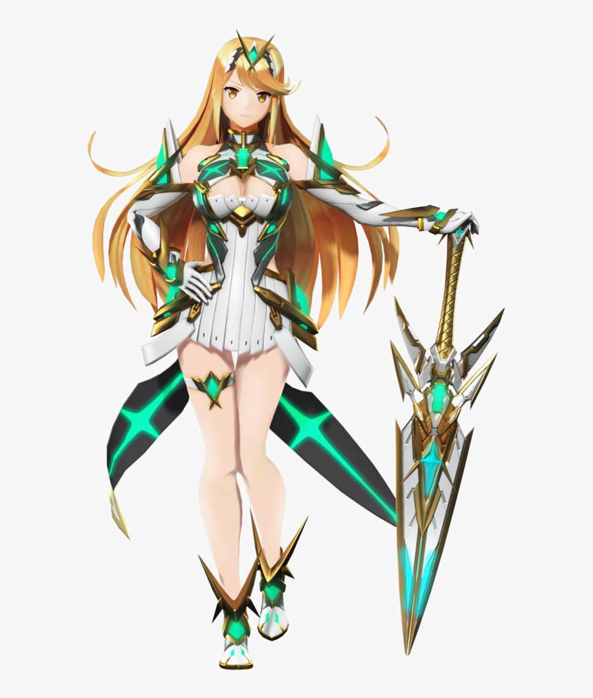 Detail Xenoblade Chronicles 2 Mythra Nomer 28