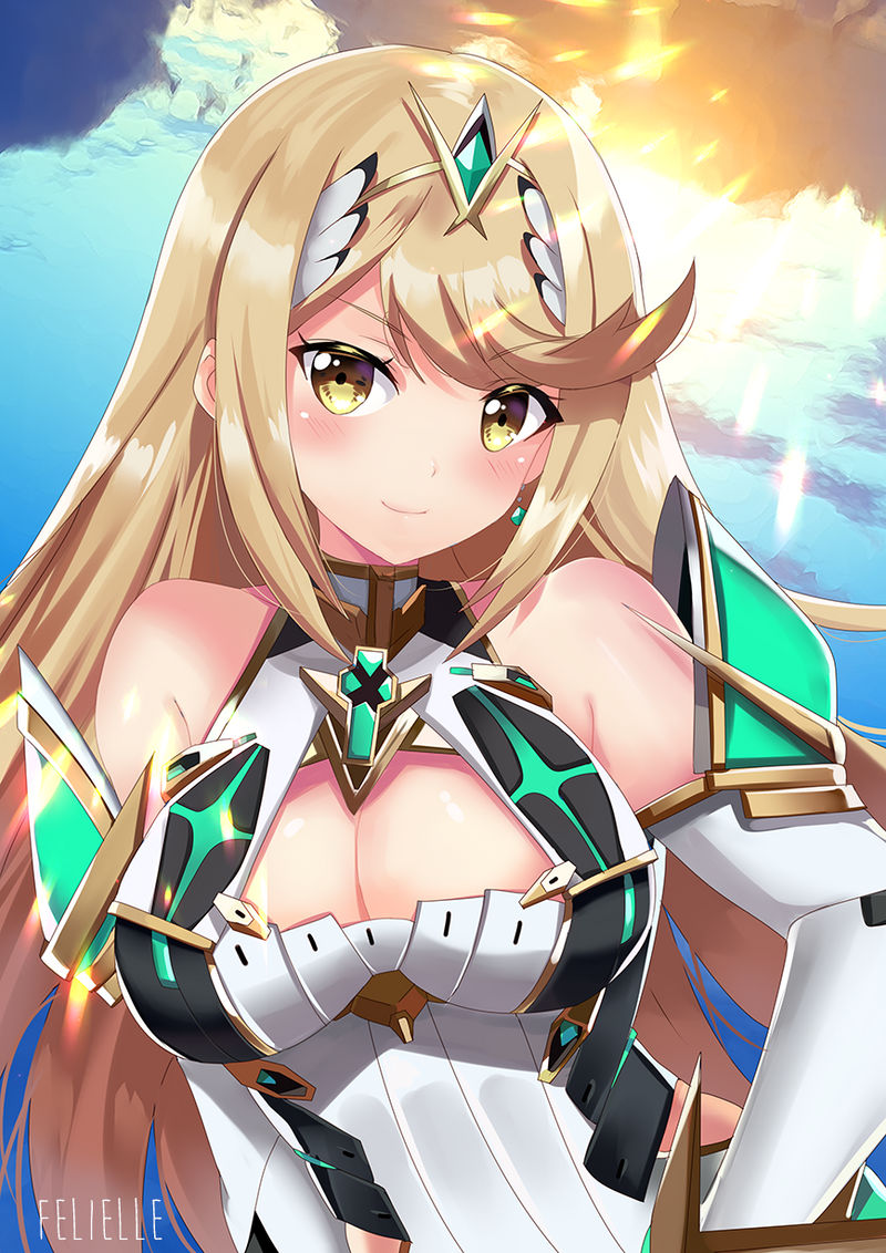 Detail Xenoblade Chronicles 2 Mythra Nomer 42