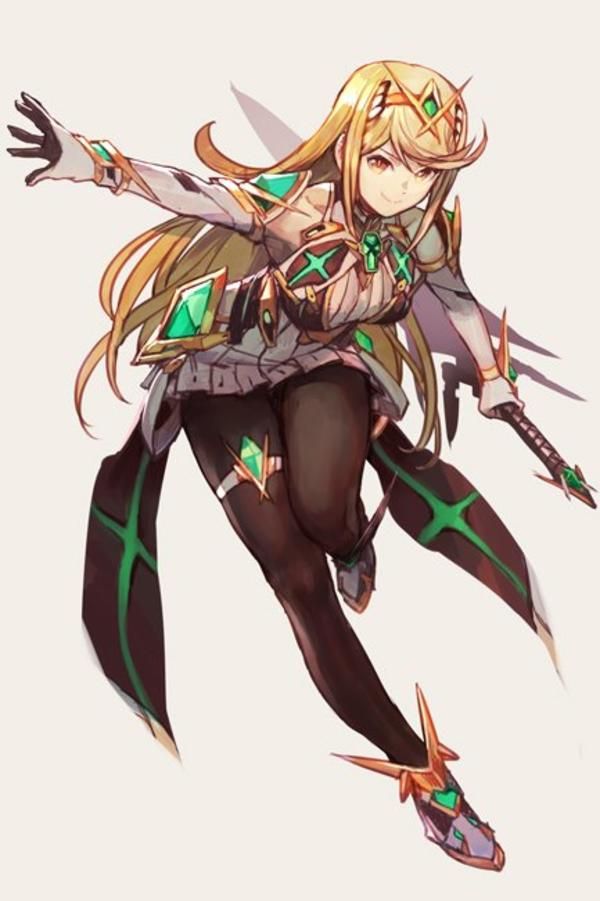 Detail Xenoblade Chronicles 2 Mythra Nomer 50