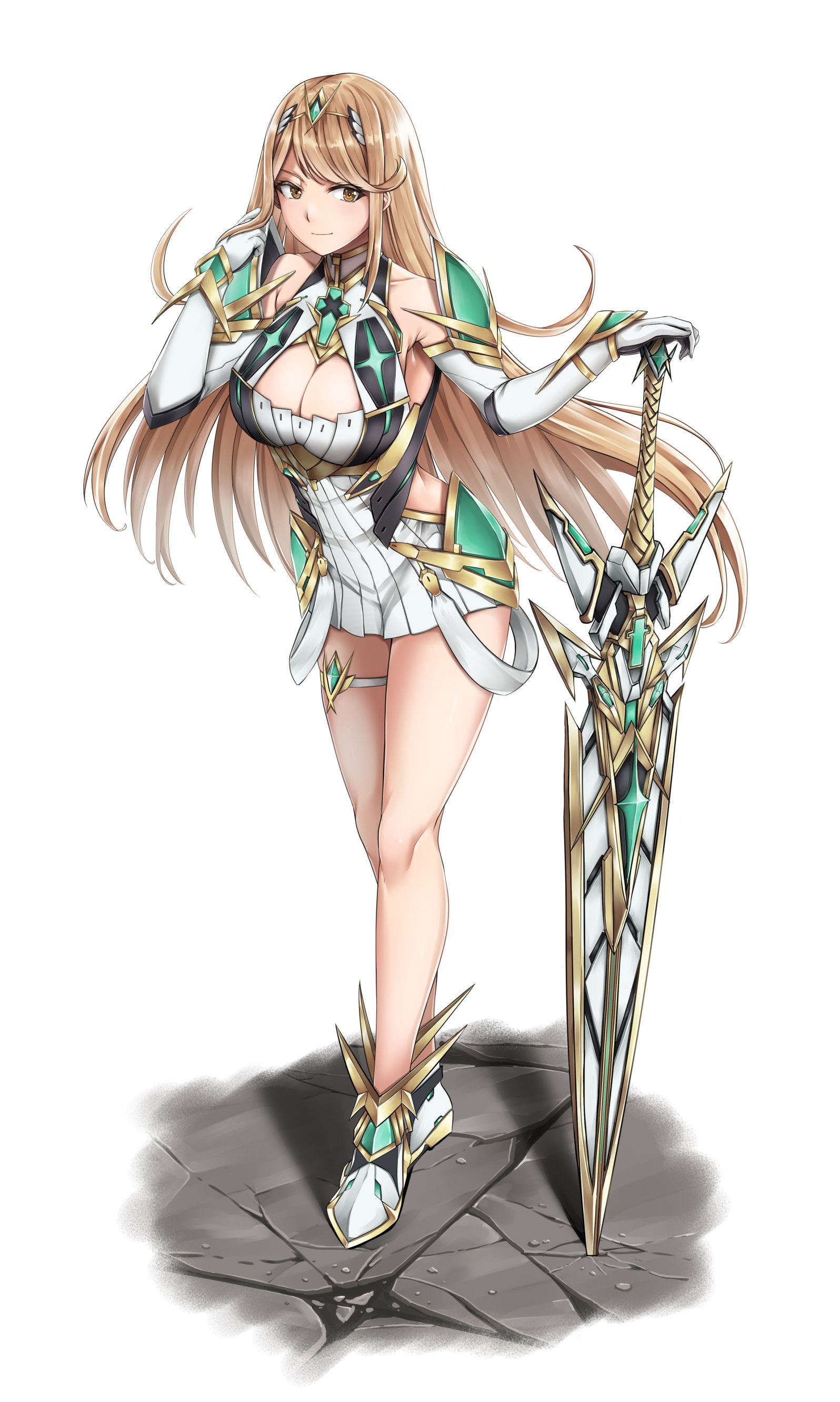 Detail Xenoblade Chronicles 2 Mythra Nomer 52